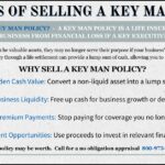 Infographic explaining what a key man policy is and the benefits of selling a key man policy for cash