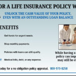 Infographic explaining that you may be able to get cash for a life insurance policy with a loan.