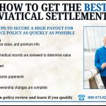Infographic showing five steps to get the best viatical settlement: submit policy details, policy evaluation, receive direct offer, sign contracts, and get paid.