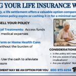 Infographic illustrating 'Is Selling Your Life Insurance Worth It?' with key reasons to sell and important factors to consider