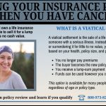Infographic explaining the benefits of selling your life insurance policy when you have cancer